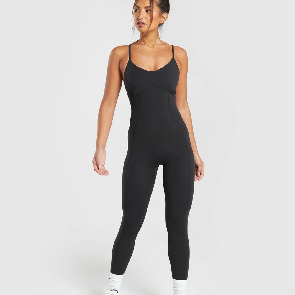 Gymshark Black Athletic Jumpsuit